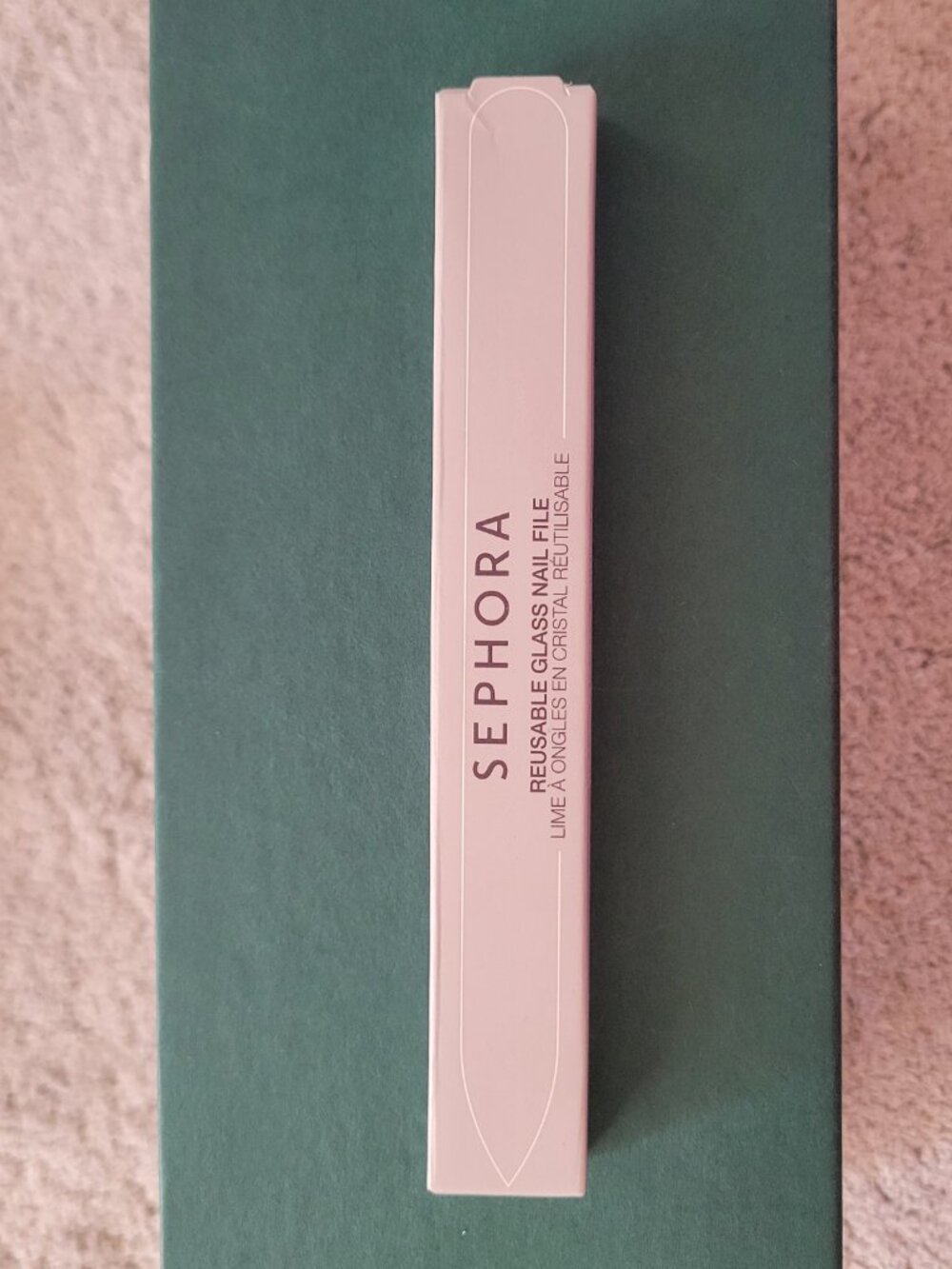 NEW Sephora Collection Reusable Glass Nail File with Protective Sleeve - Picture 3 of 4